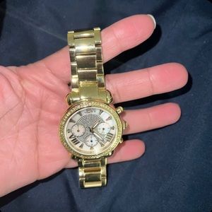 JBW women's watch 1/7 ctw diamond yellow tone